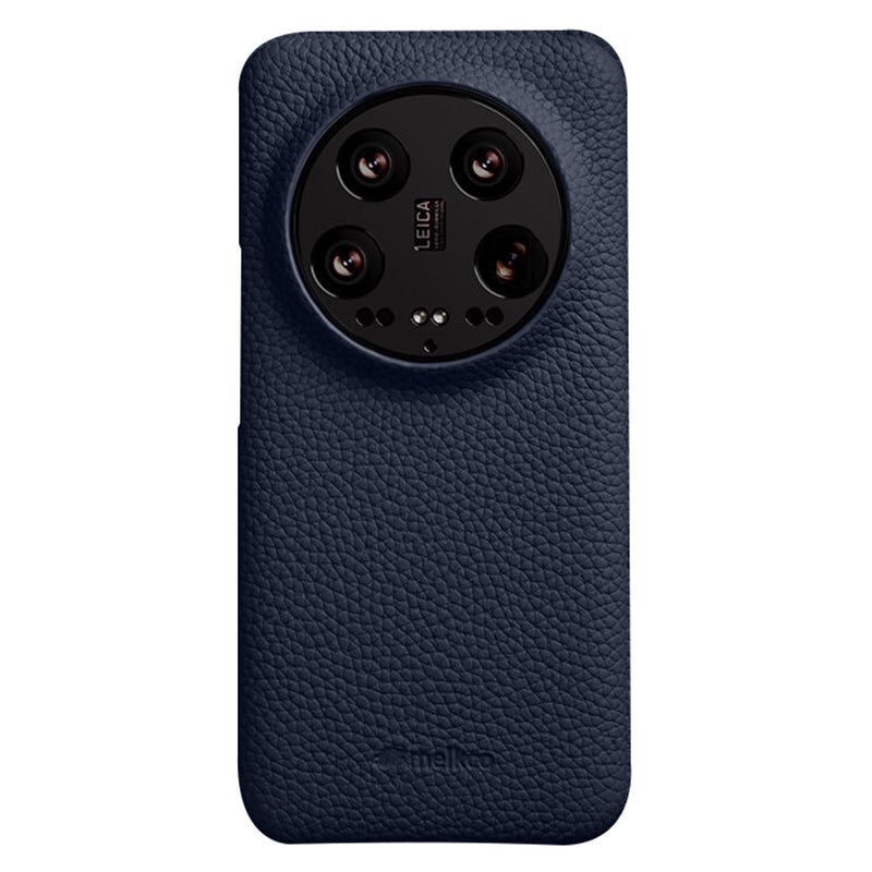 MELKCO Cellphone Case for Xiaomi 14 Ultra , Genuine Cow Leather Coated PC Incomplete Back Cover MELKCO Cellphone Case for Xiaomi 14 Ultra , Genuine Cow Leather Coated PC Incomplete Back Cover